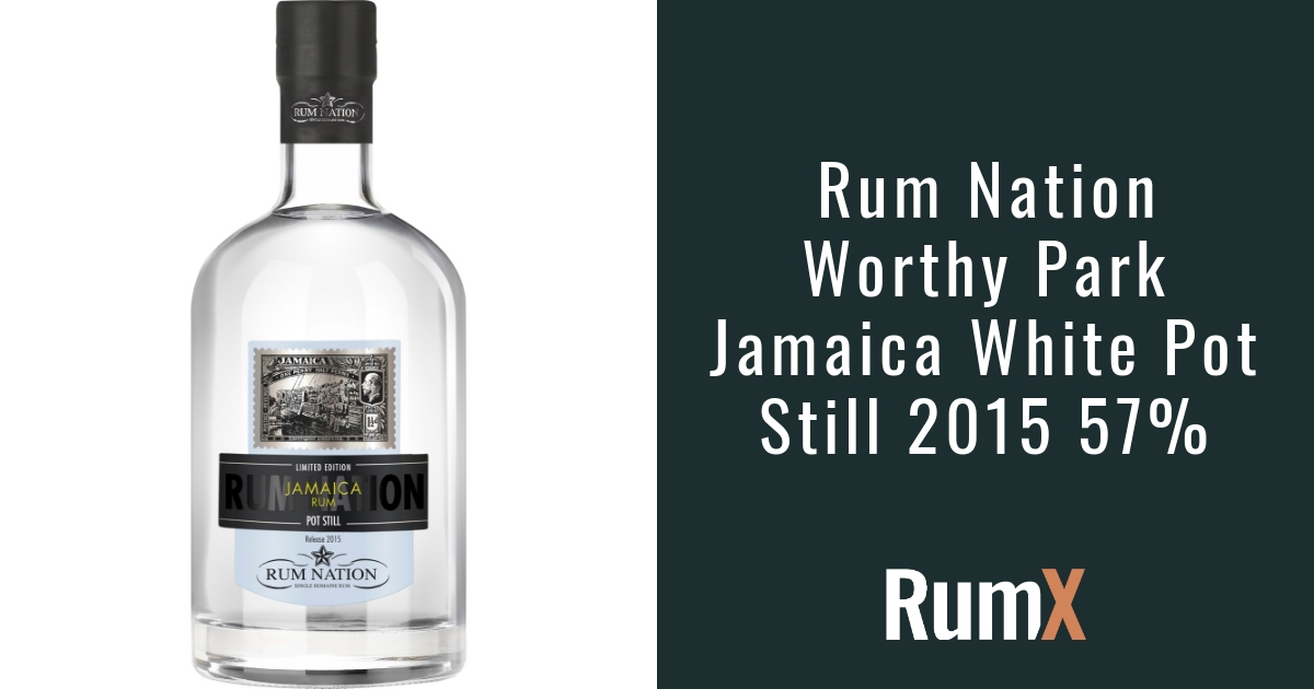 Rum Nation Worthy Park Jamaica White Pot Still 2015 57 RX8895 RumX