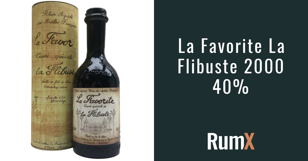 La Favorite La Flibuste 1999 Rhum 40%