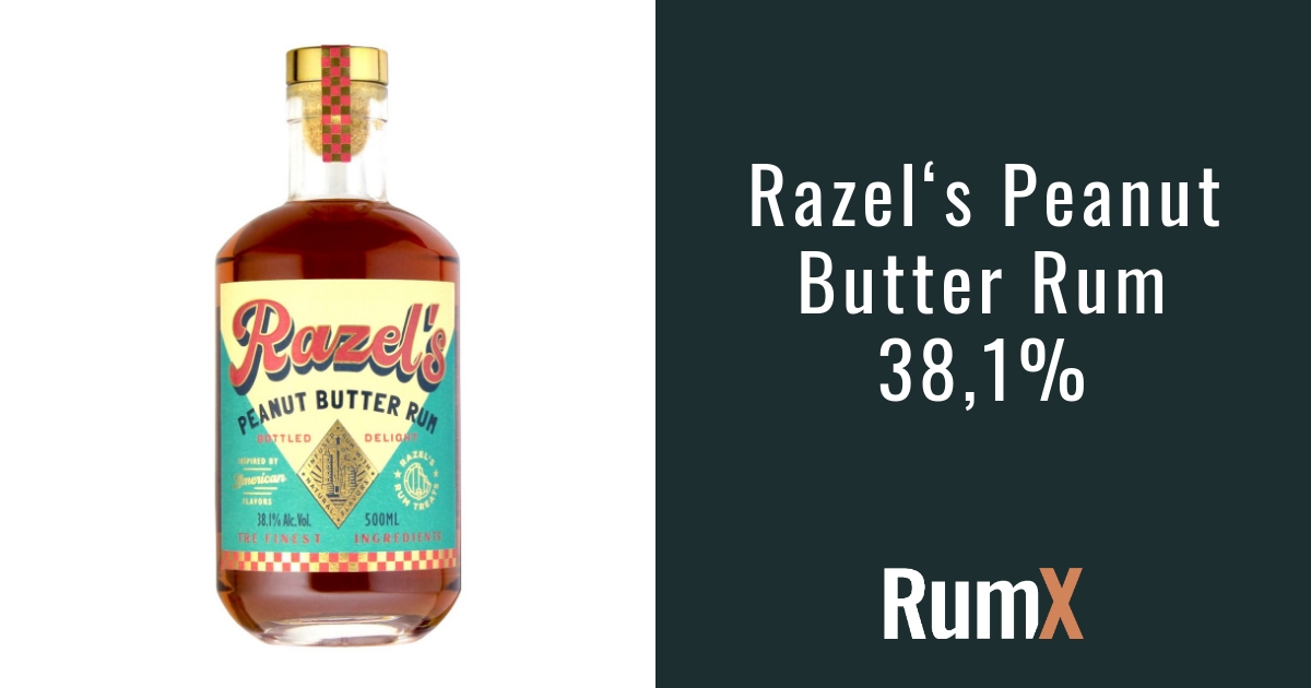 Razel's Peanut Butter Rum 7.0/10 - Buy RX10868 | RumX