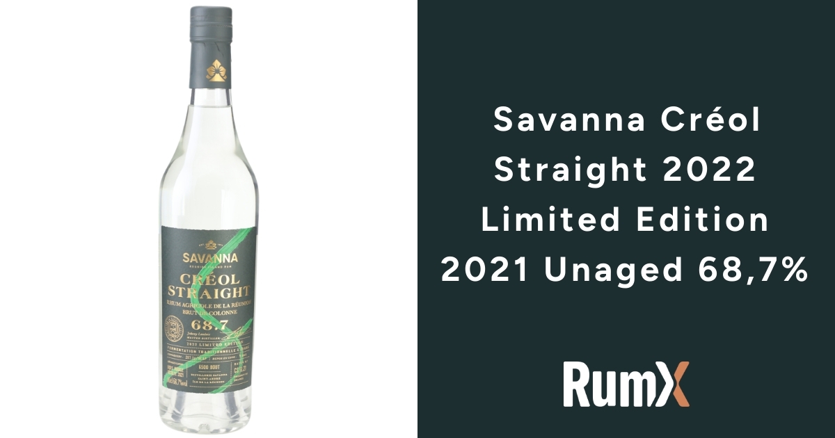 Savanna Créol Straight 2022 Limited Edition | RX14327 | RumX