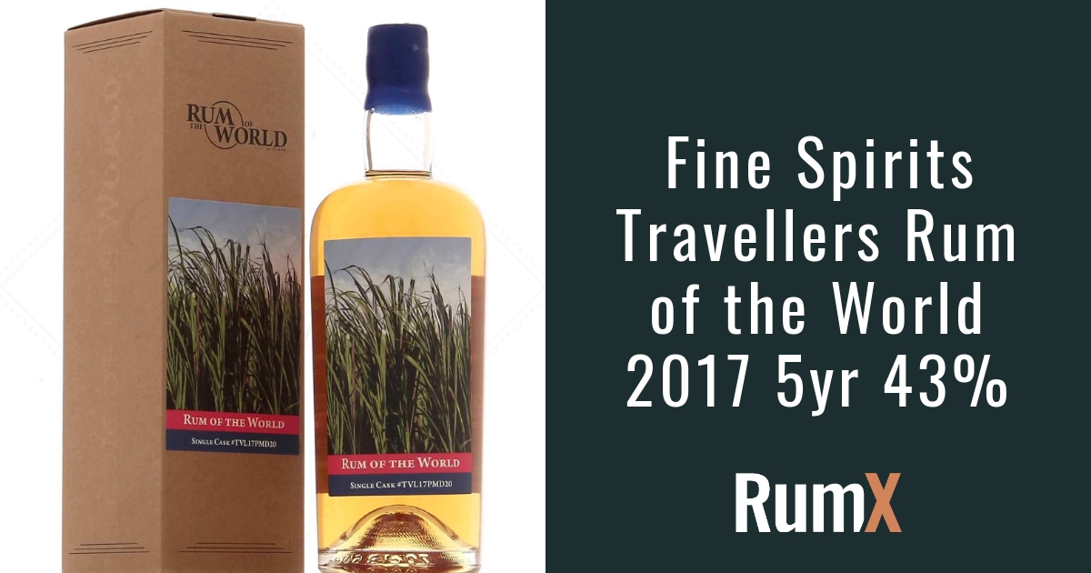Fine Spirits Travellers Rum of the World 2017 5yr 43 RX14204 RumX